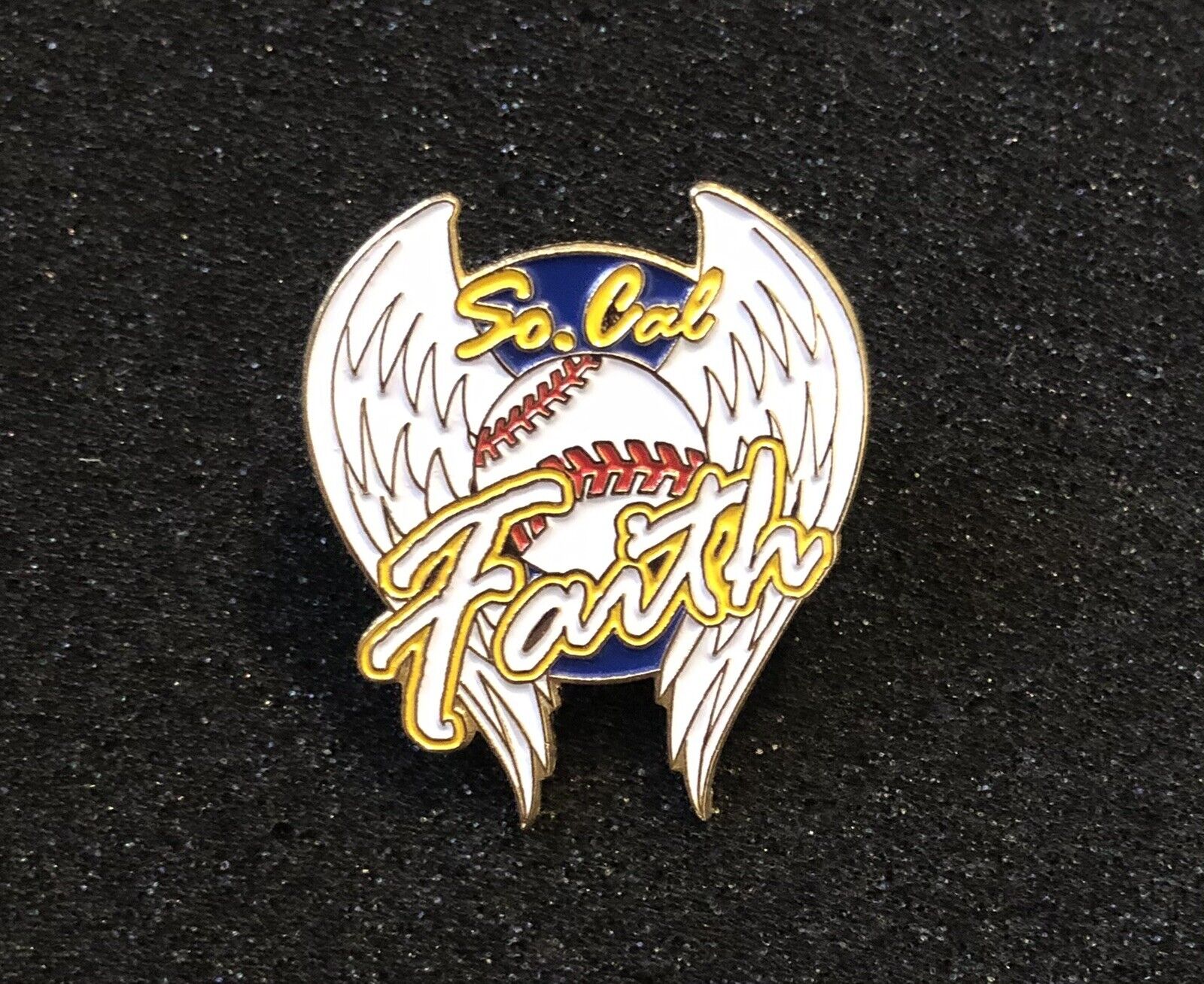 Softball Baseball Southern California Faith Pin Pinback Collectible