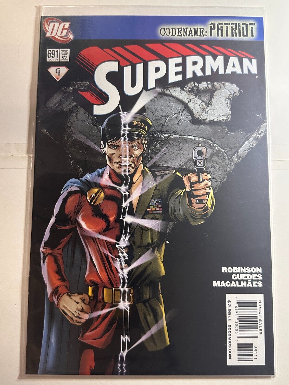 DC Comics Superman Codename: Patriot #691  2009 | Combined Shipping B&B