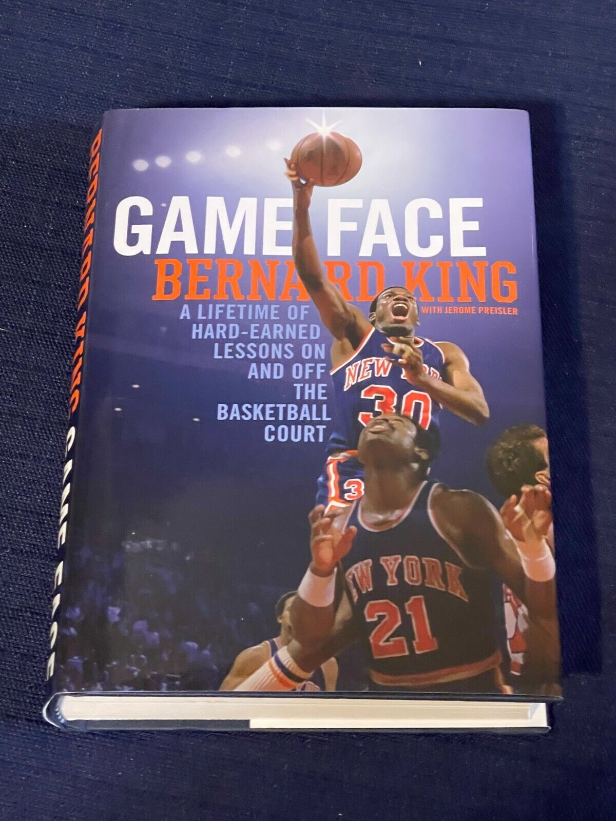 Bernard King New York Knicks New Jersey Nets HOF Signed Autograph Book JSA