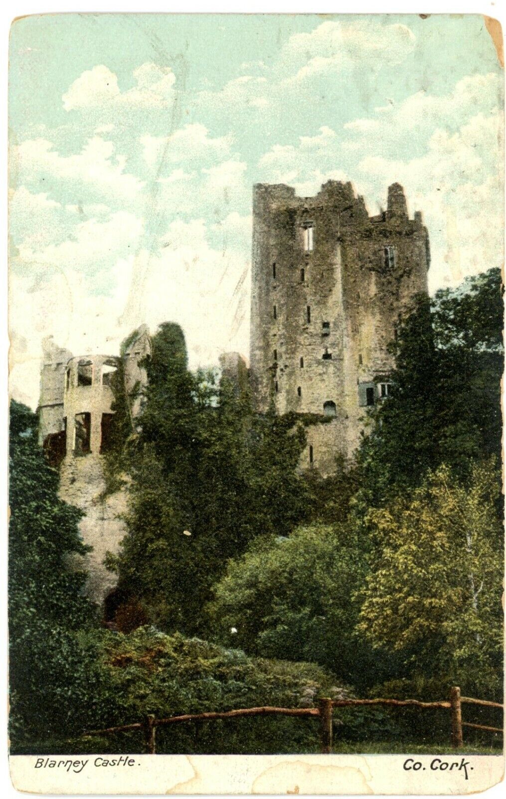 View Of The Forts Of Blarney Castle In Co Cork, Ireland Postcard
