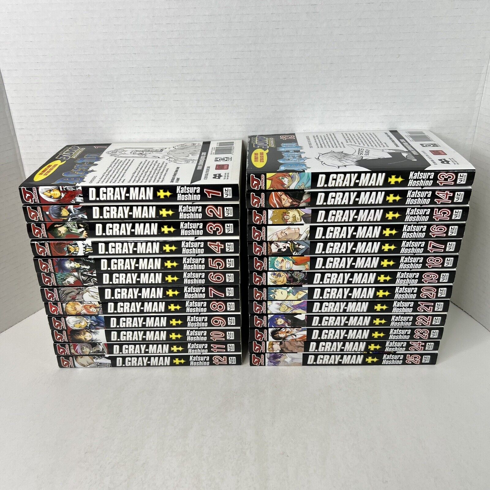 Lot (25) D. Gray-man English Manga Volumes 1-25 Set Viz Media by Katsura Hoshino