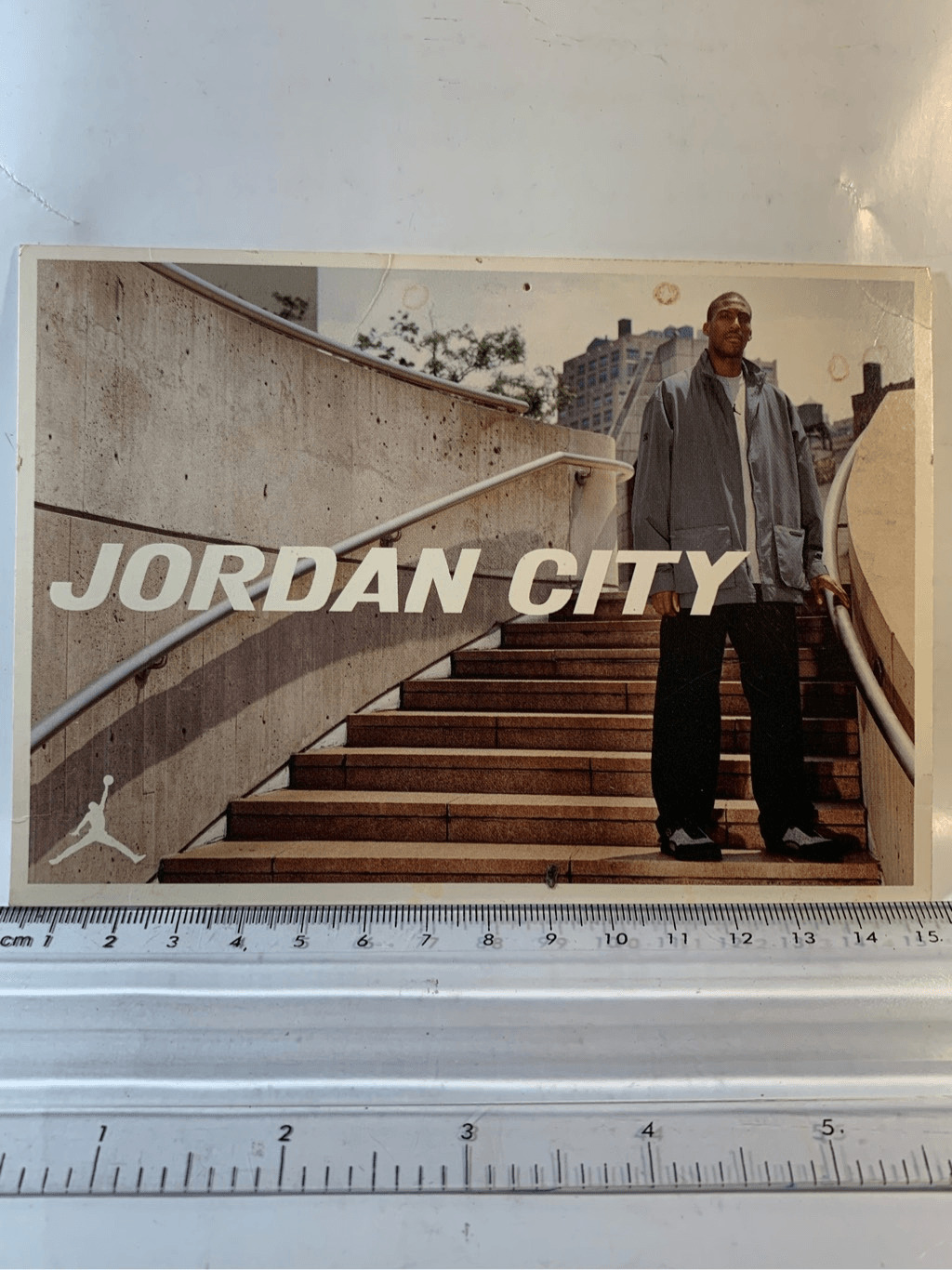 Vintage Nike Jordan 2000 Postcard-Eddie Jones-Expedition Shoes Freecard Unposted