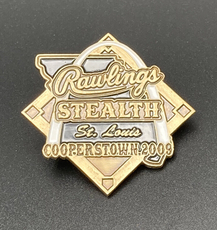 2009 Rawlings STEALTH Baseball Theme STL Cooperstown Lapel Pin: Arch - 1.5” Wide