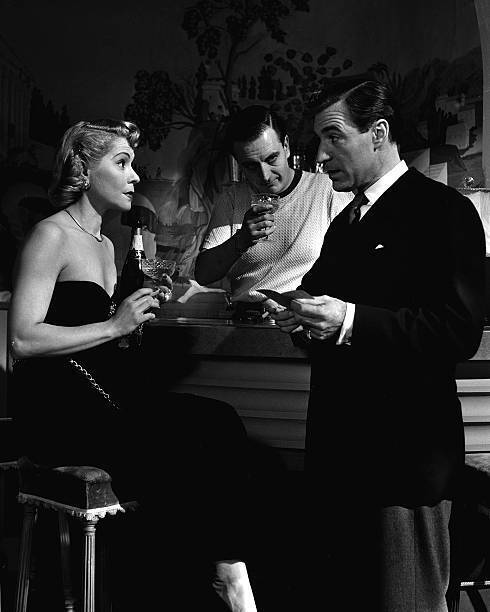 June Clyde & David Farrar In Bar From \'Night Without Stars\' 1950 OLD PHOTO