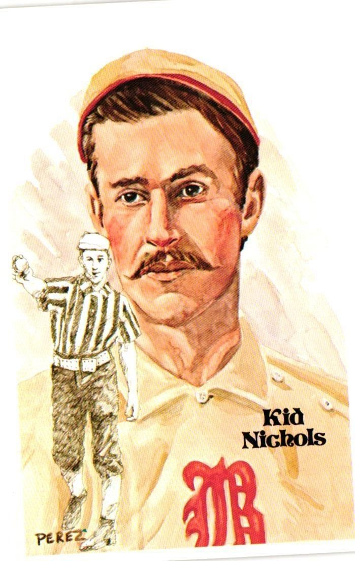 Kid Nichols 1980 Perez-Steele Baseball Hall of Fame Limited Edition Postcard