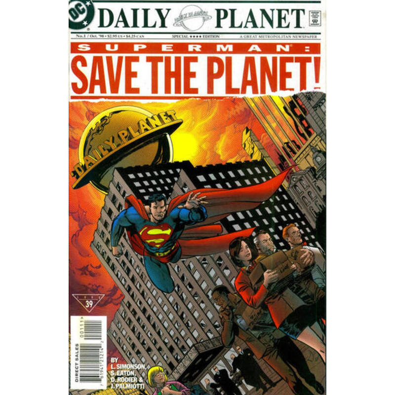 Superman: Save the Planet #1 in Near Mint condition. DC comics [u;
