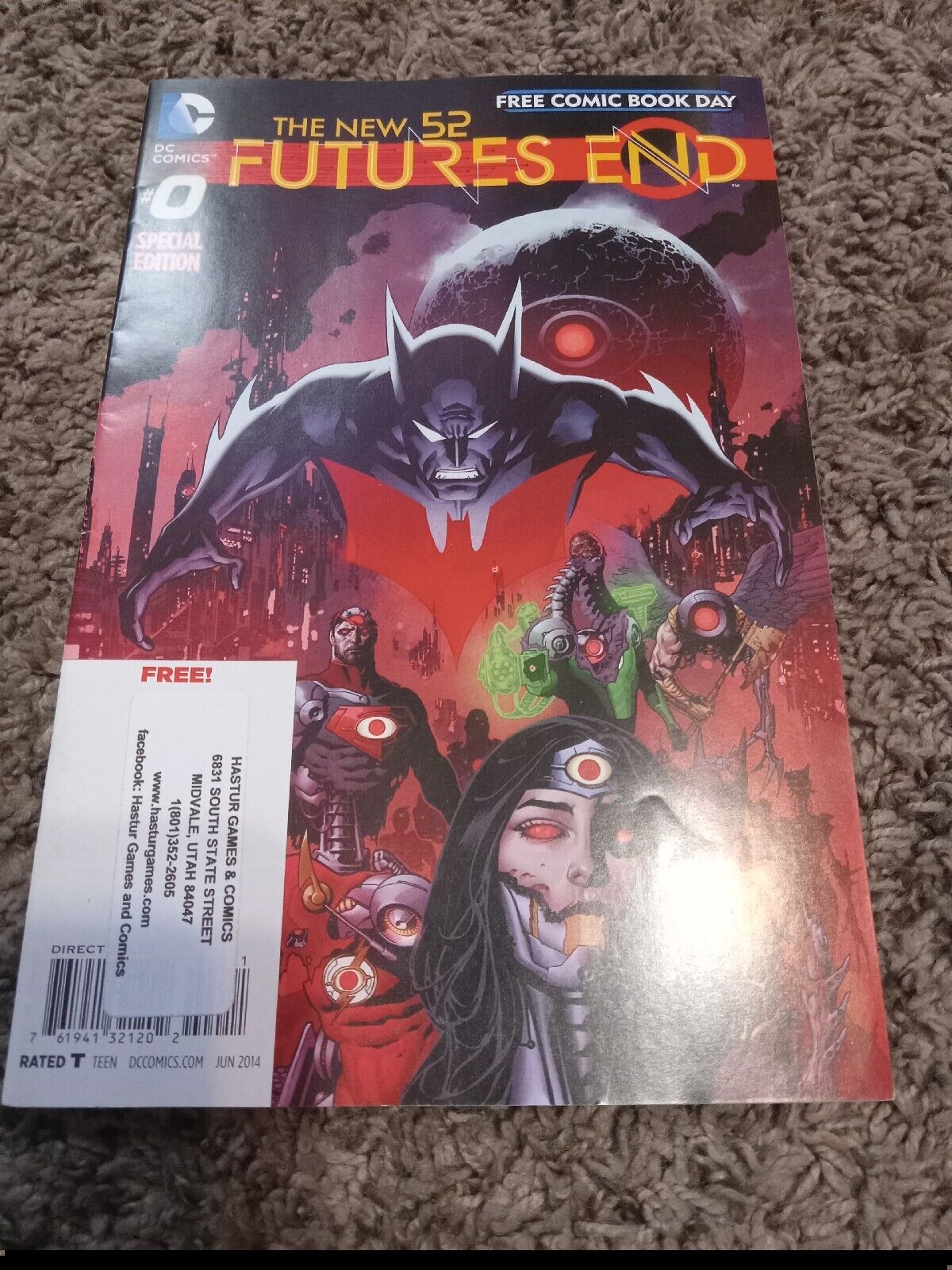 2014 FCBD DC The New 52 Futures End #0 Special Edition Free Comic Book Day