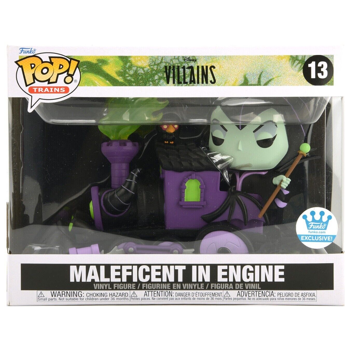 Funko Pop Deluxe #13 Disney Villains Train Maleficent in Engine Toy Figure Gift