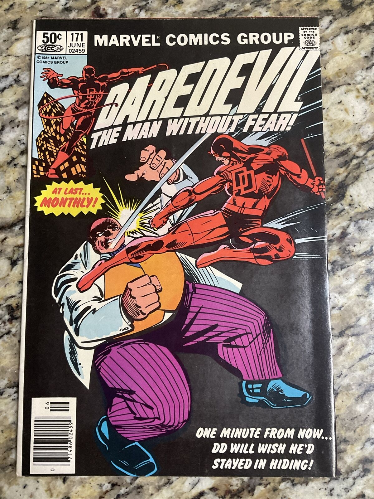 Daredevil #171 1981 Fine/VF