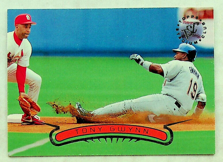 1996 Topps Stadium Club Tony Gwynn #301 Baseball Card