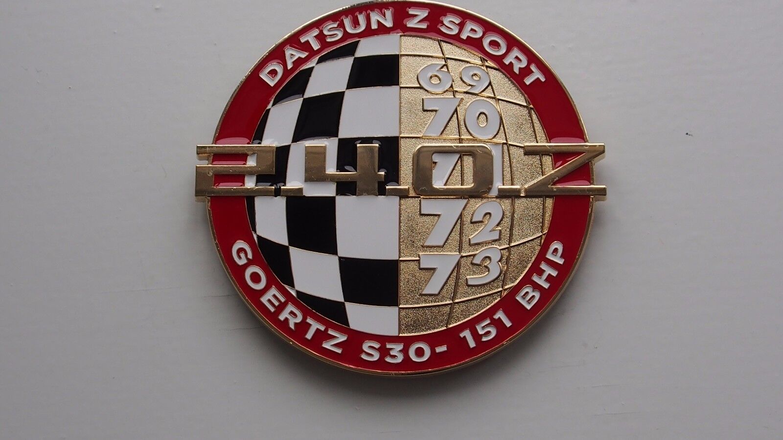 Datsun 240z 1969/1970/71/72/73 Grille badge emblem badge vintage badge