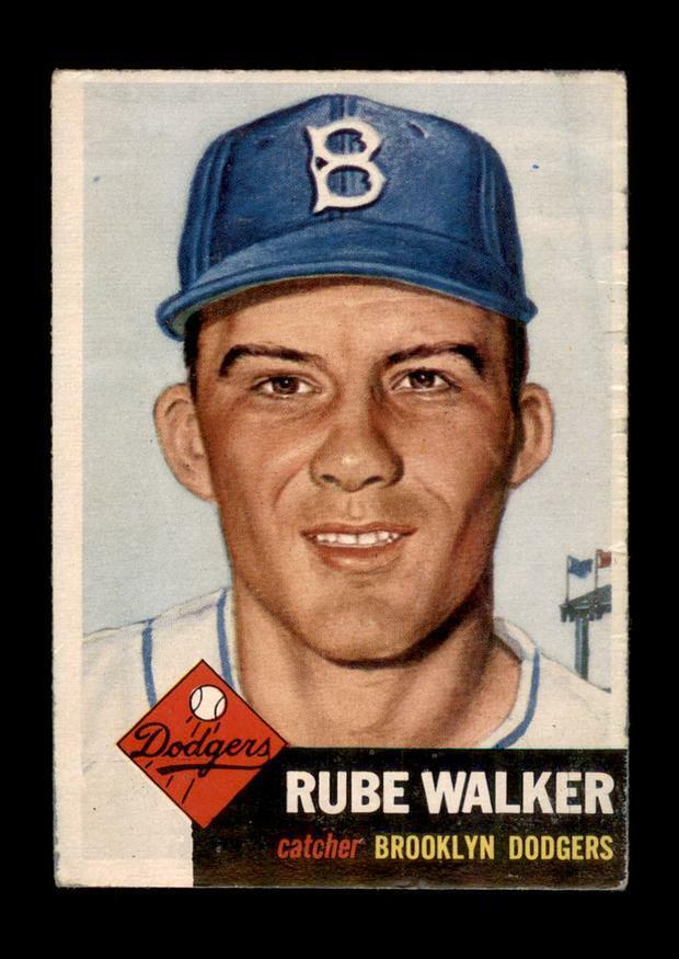 1953 Topps Set Break #134 Rube Walker LOW GRADE (crease) *GMCARDS*
