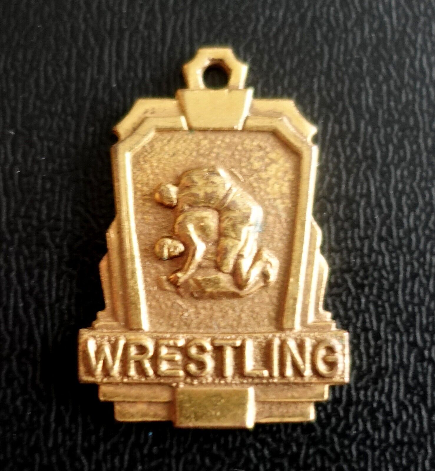 Vintage Wrestling Award Charm School Academic Class Sports