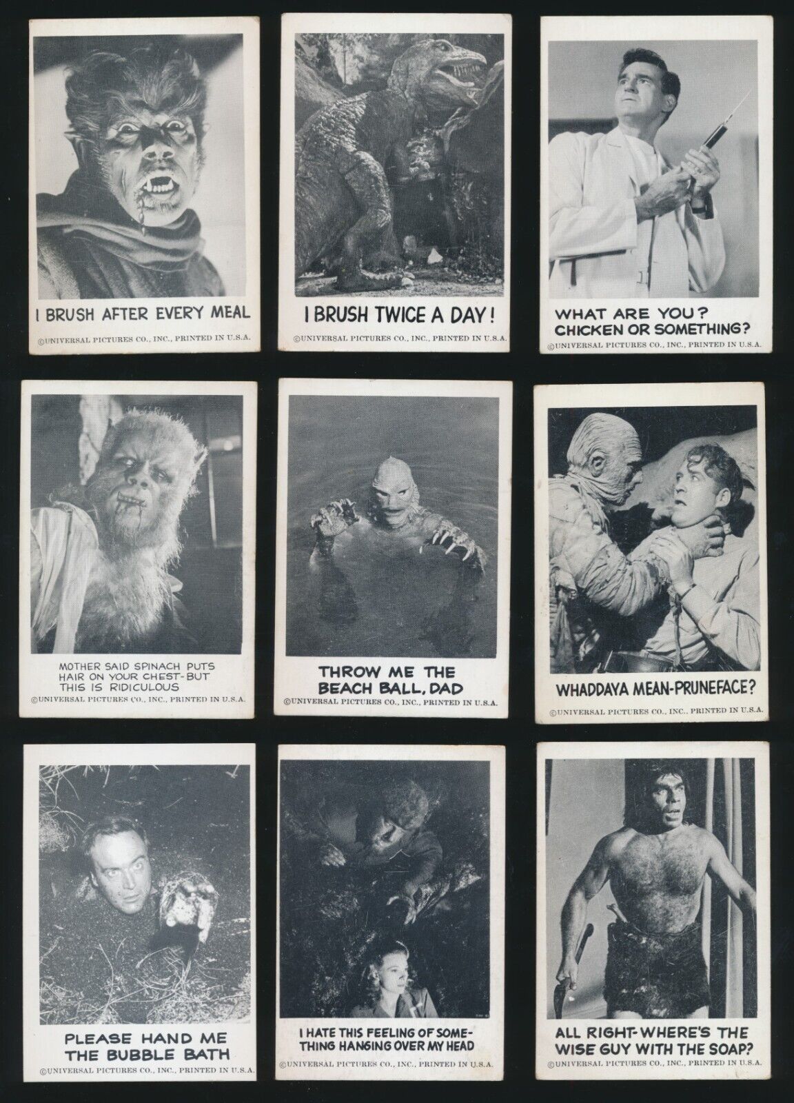 1961/1963-65 Leaf Gum SPOOK STORIES (Series 1) -Partial Set (49 of 72)
