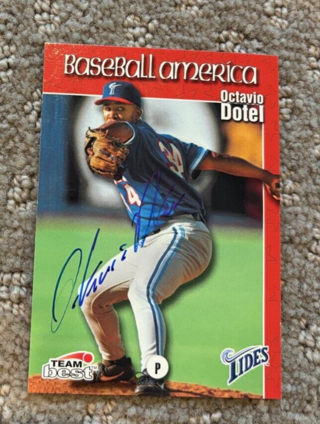 Octavio Dotel signed autographed 1999 Baseball America #33 Card