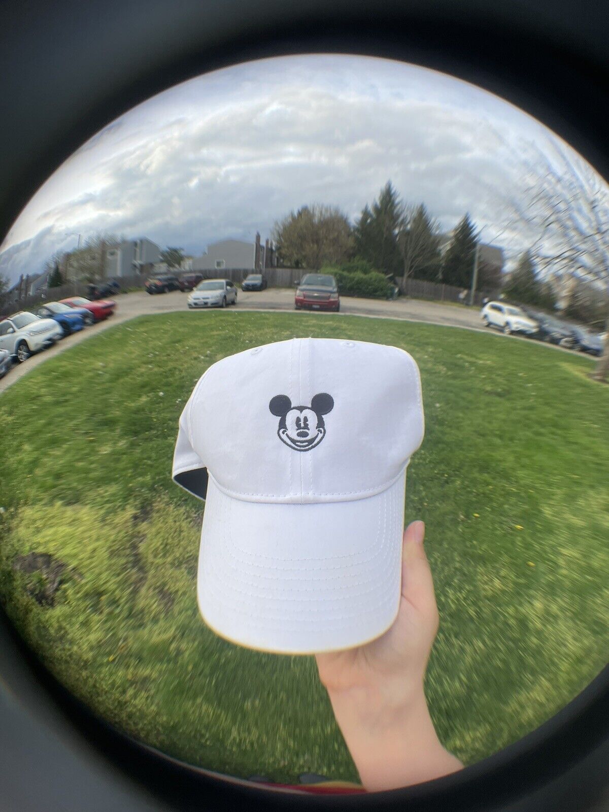 Disney Parks Nike Legacy91 Dri-Fit Golf Hat White Mickey Mouse Baseball Hat Cap