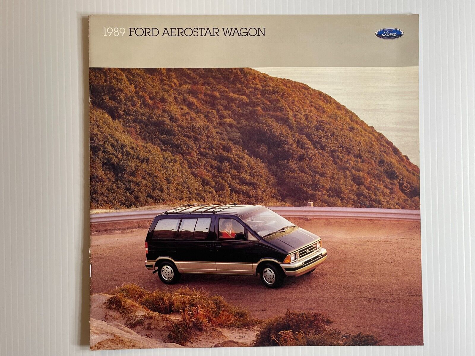 Vintage - 1989 Ford Aerostar Wagon Van *Original Sales Brochure (19 Color Pages)