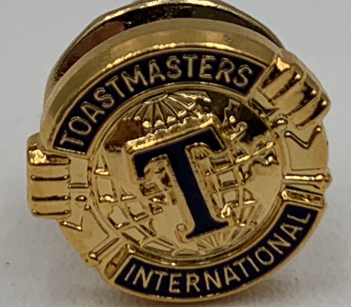 Toastmasters International Member Gold-Toned Lapel Pin Keepsake
