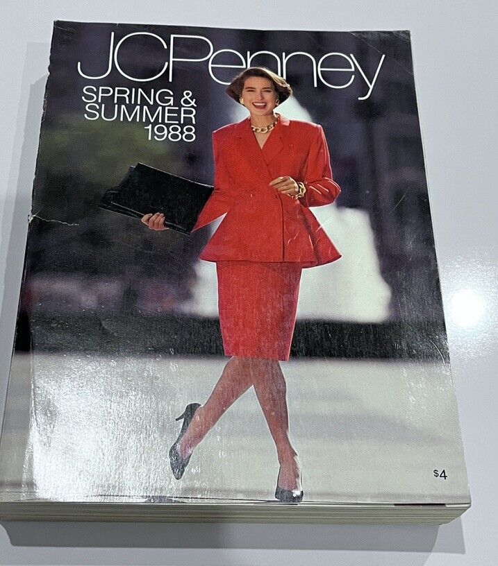 Vintage 1988 JC Penny Spring & Summer Fashion Catalog Paperback