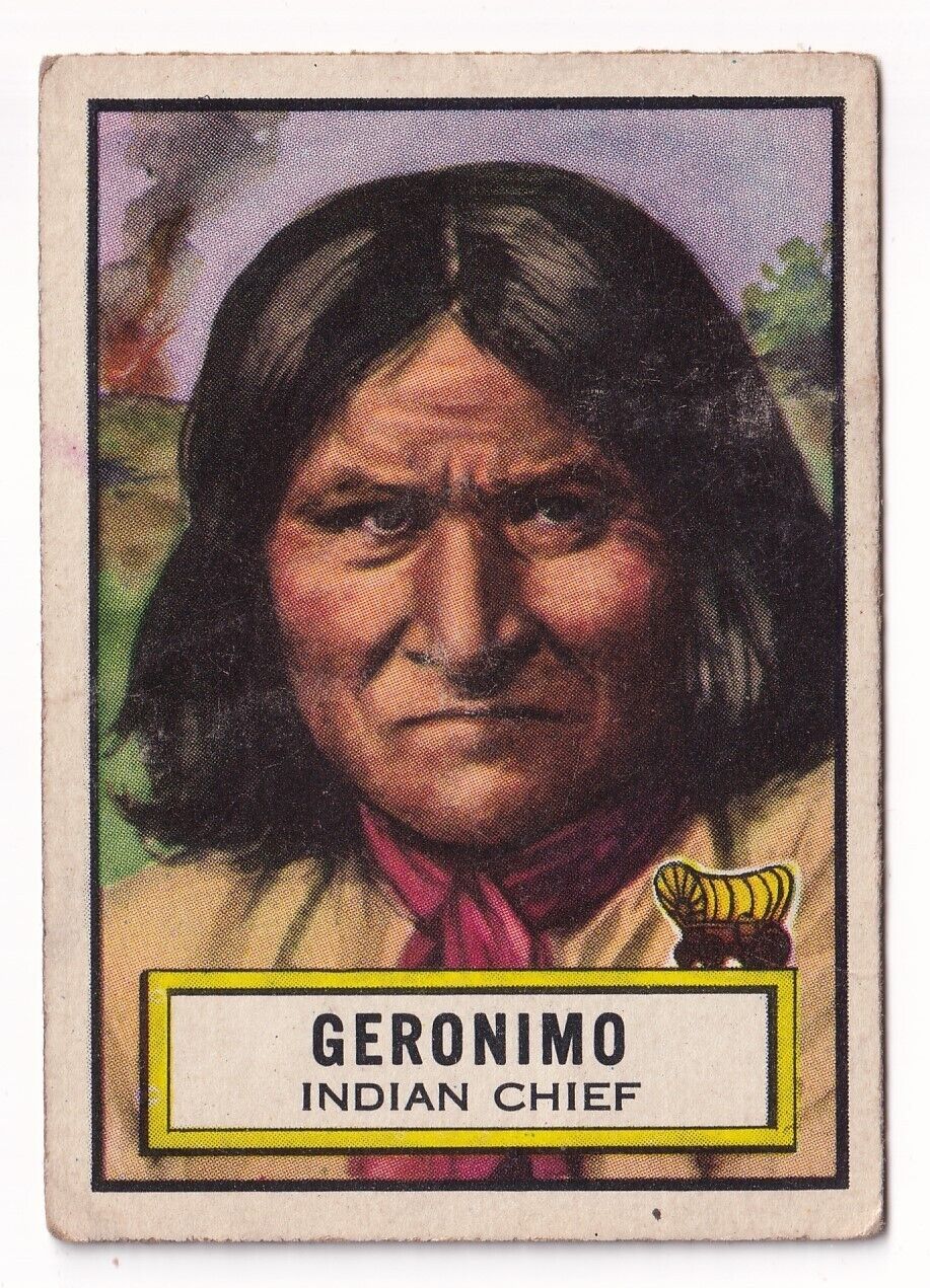 1952 Topps Look 'n See #56 Geronimo