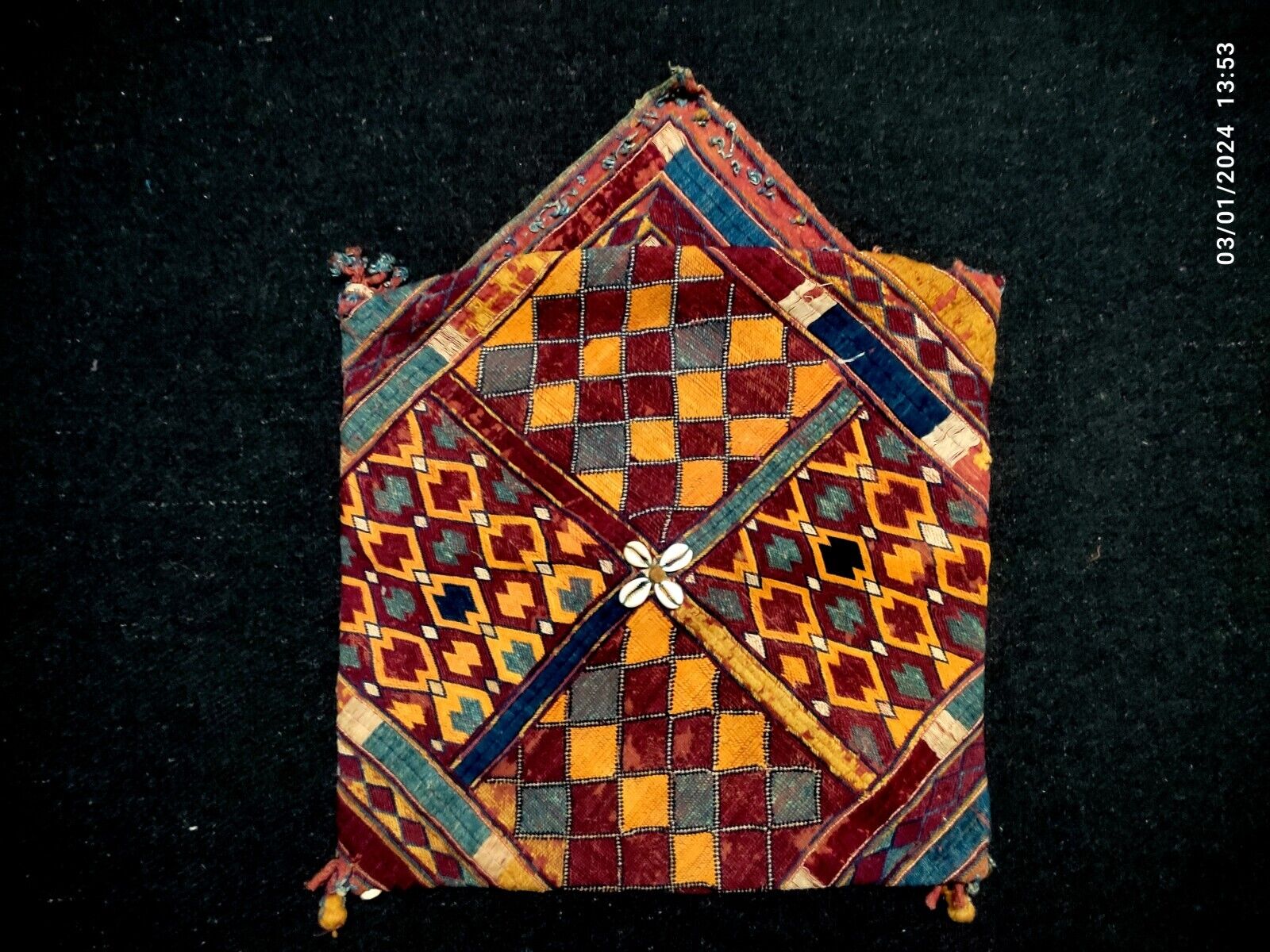 banjara antique vintage Indian bag kutchi rabari ethnic tribal collectors bag 02