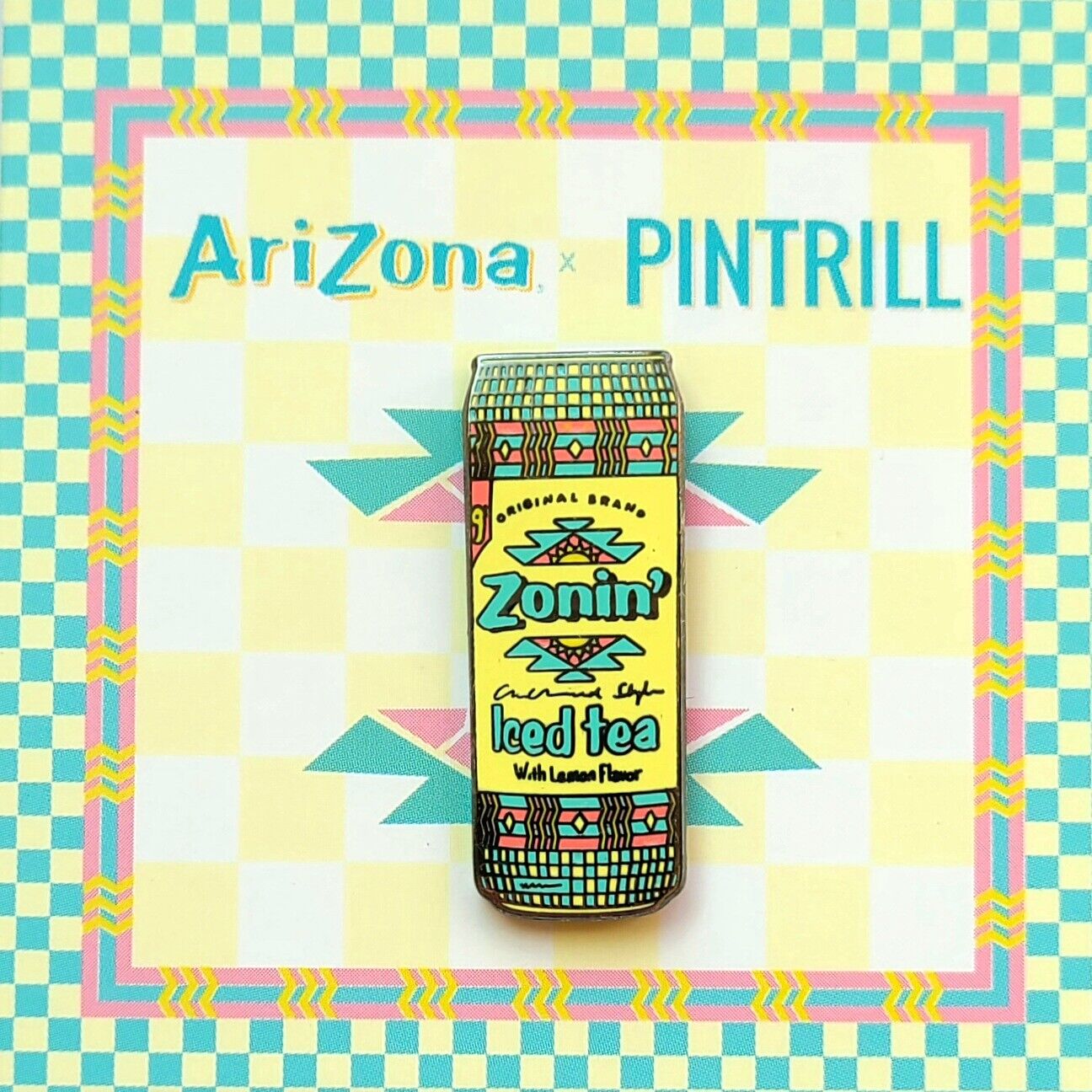 ⚡RARE⚡ PINTRILL x ARIZONA 2018 Arizona Tea Pins *BRAND NEW* LIMITED EDITION
