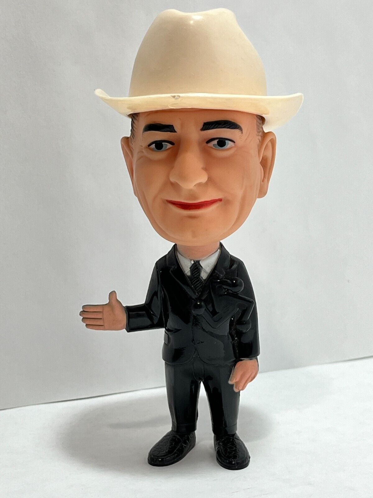 VINTAGE LBJ PRESIDENT Lyndon B Johnson BIG HEAD Figurine RARE VGC REMCO