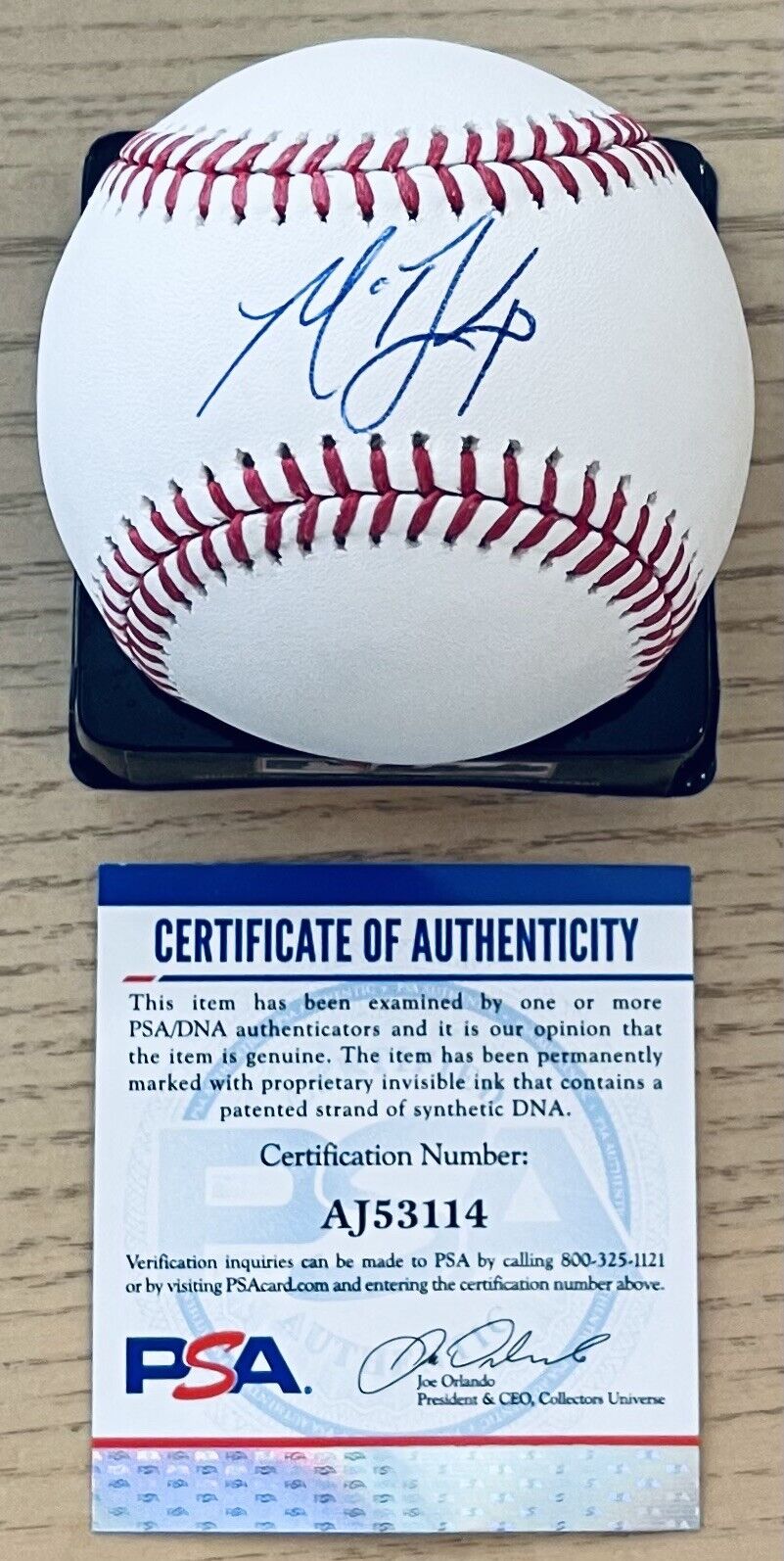 MADISON BUMGARNER W/#40 LICENSED PSA/DNA AUTHENTICATED SIGNED NEW MLB BASEBALL