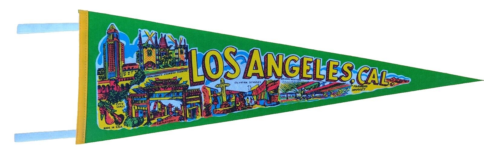 Vintage Los Angeles, California Pennant 26\