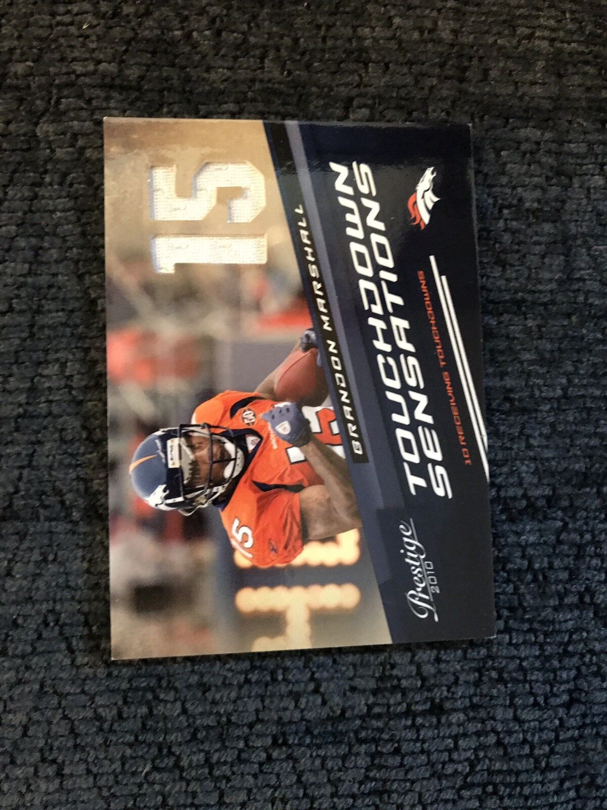 Brandon Marshall Football Trading Card Jersey Patch NFL