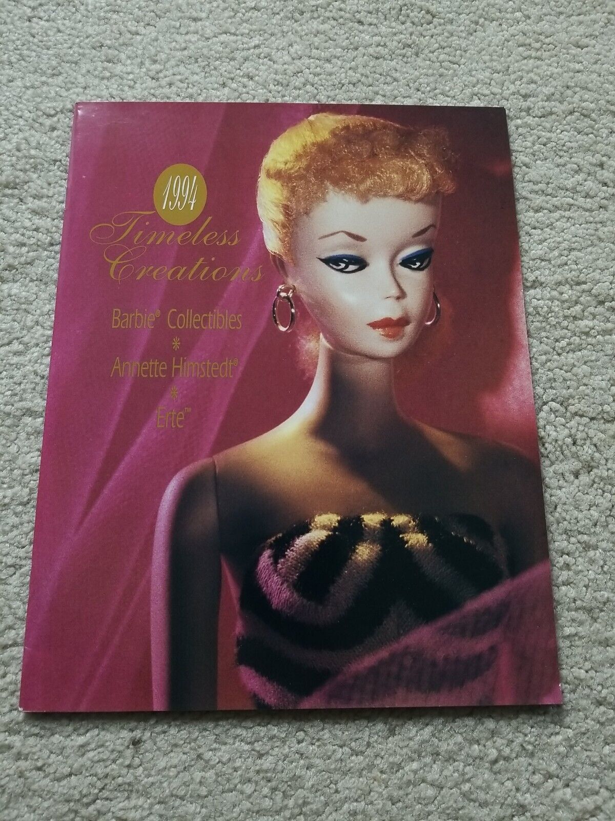 1994 Mattel Timeless Creations Catalog Barbie Annette Himstedt Dolls R228