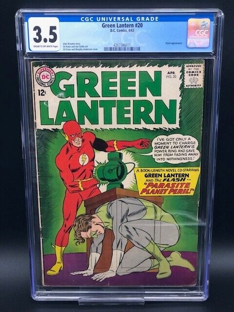Green Lantern #20 1963 Flash Crossover Hal Jordan Barry Allen Silver Age