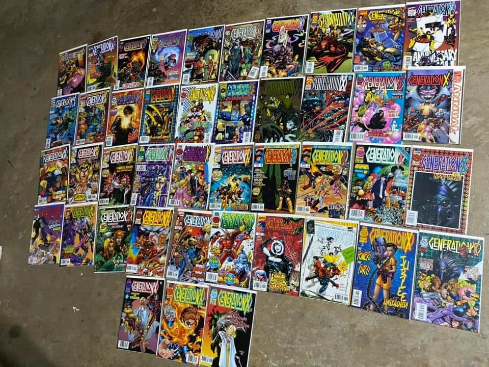 Lot of 43 Vintage Generation-X comic books by Marvel Comics