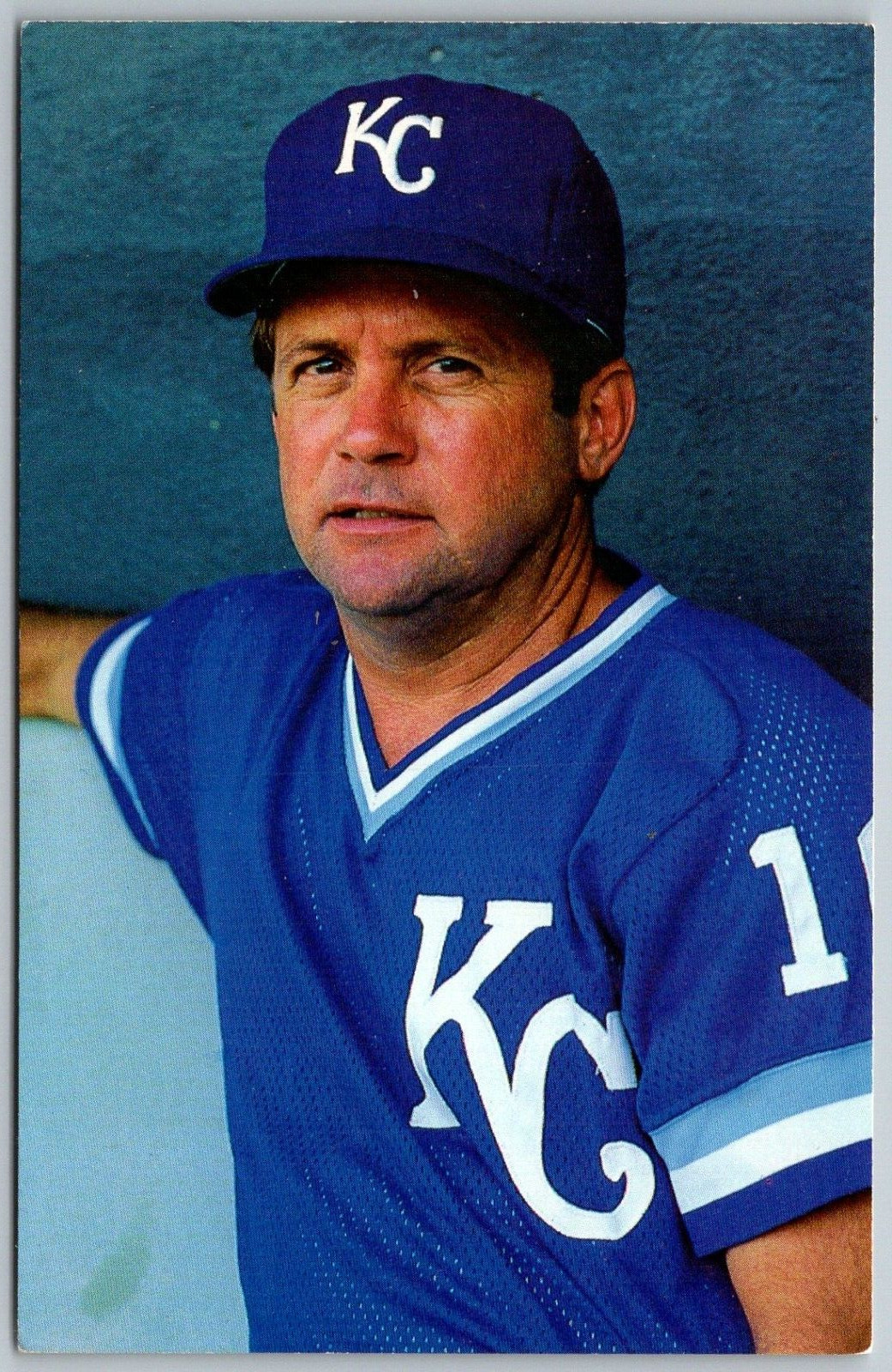 Dick Howser Kansas City Royals Baseball Sports Vintage Postcard