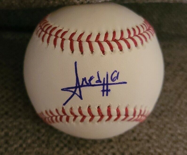 AMED ROSARIO SIGNED OFFICIAL MLB BASEBALL LOS ANGELES DODGERS W/COA+ PROOF 