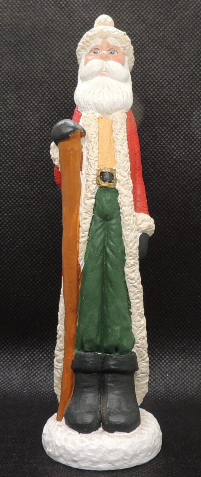 Plaster Pencil Santa Figurine