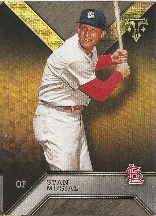 Stan Musial 2016 Topps Triple Threads baseball base trading card 80