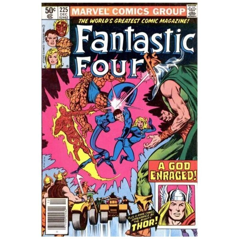 Fantastic Four (1961 series) #225 Newsstand in VF minus cond. Marvel comics [v/