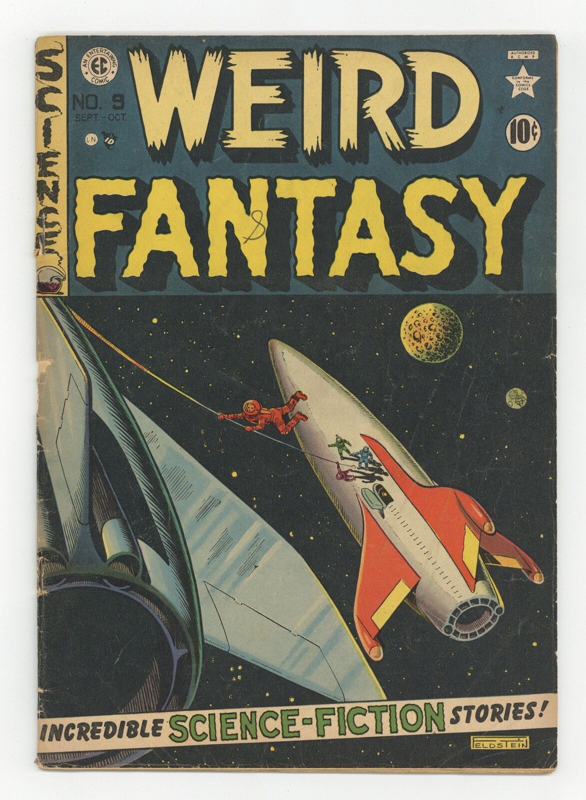 Weird Fantasy #9 GD+ 2.5 1951