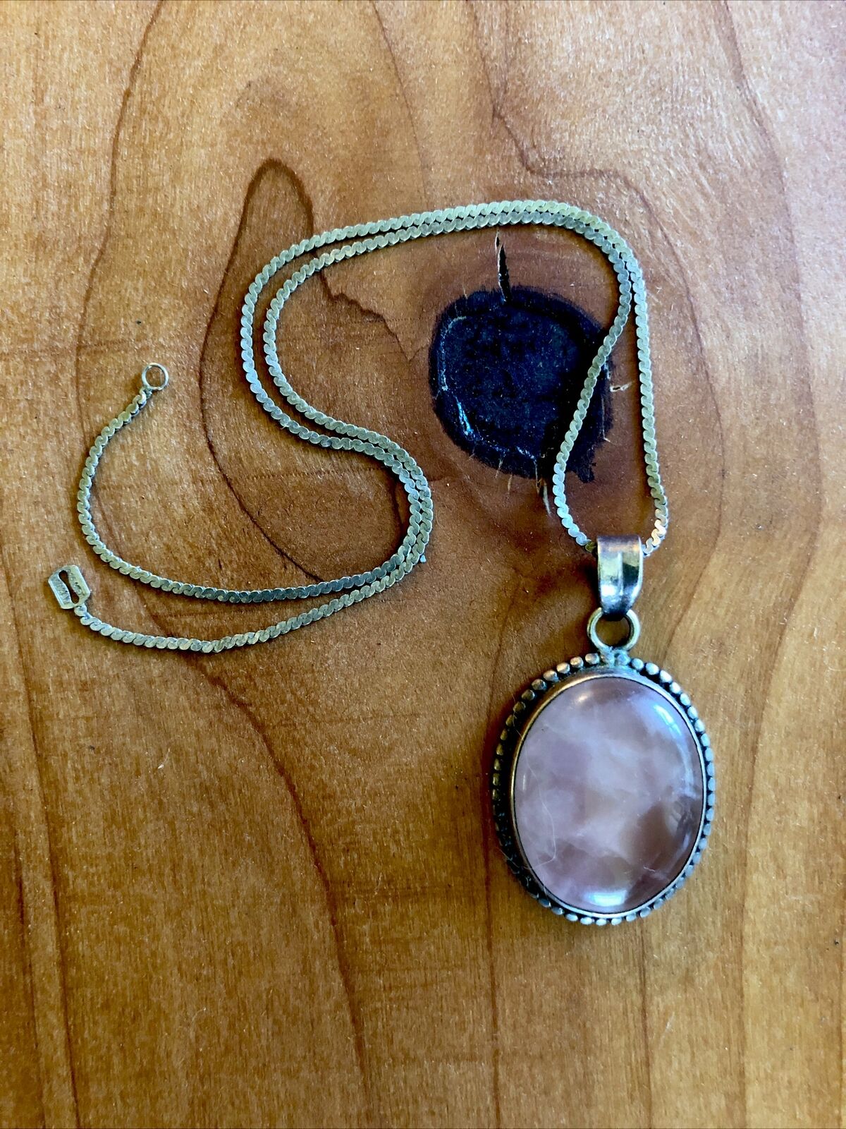 Vintage 🪙 Sterling Navajo 🩷 Pendant Necklace