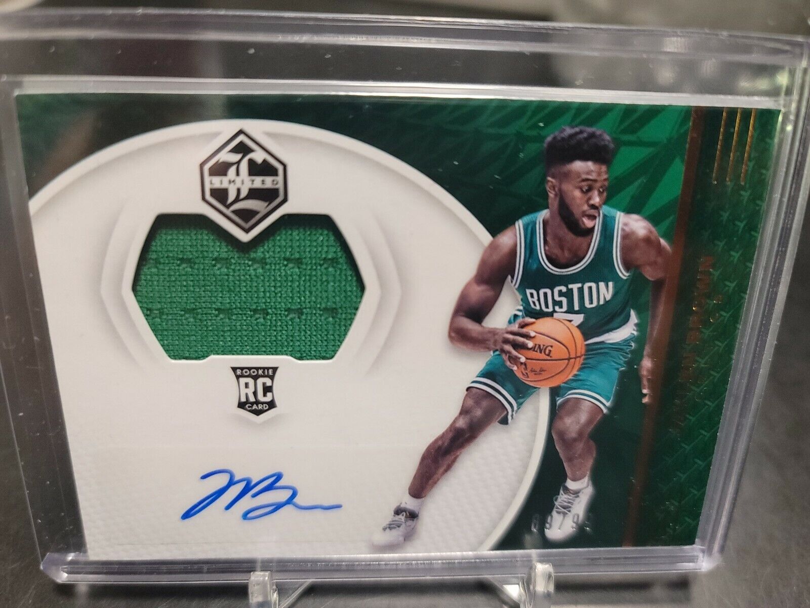 2016 2017 Jaylen Brown Autographed Rookie Card Limited