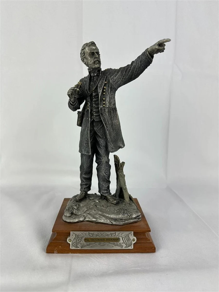 Barnum Pewter - Gen. W.T. Sherman Civil War Limited Edition 488/950 Statue