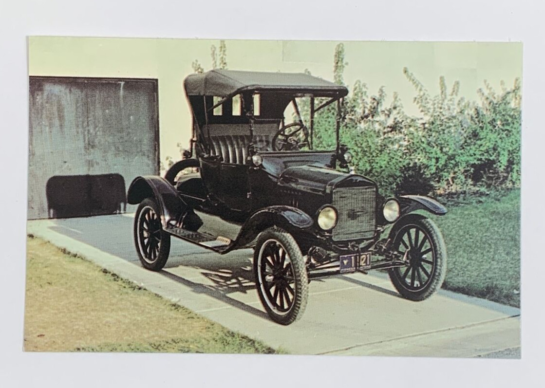 1921 Ford Model T Roadster Postcard Towe Antique Ford Collection Deer Lodge MT