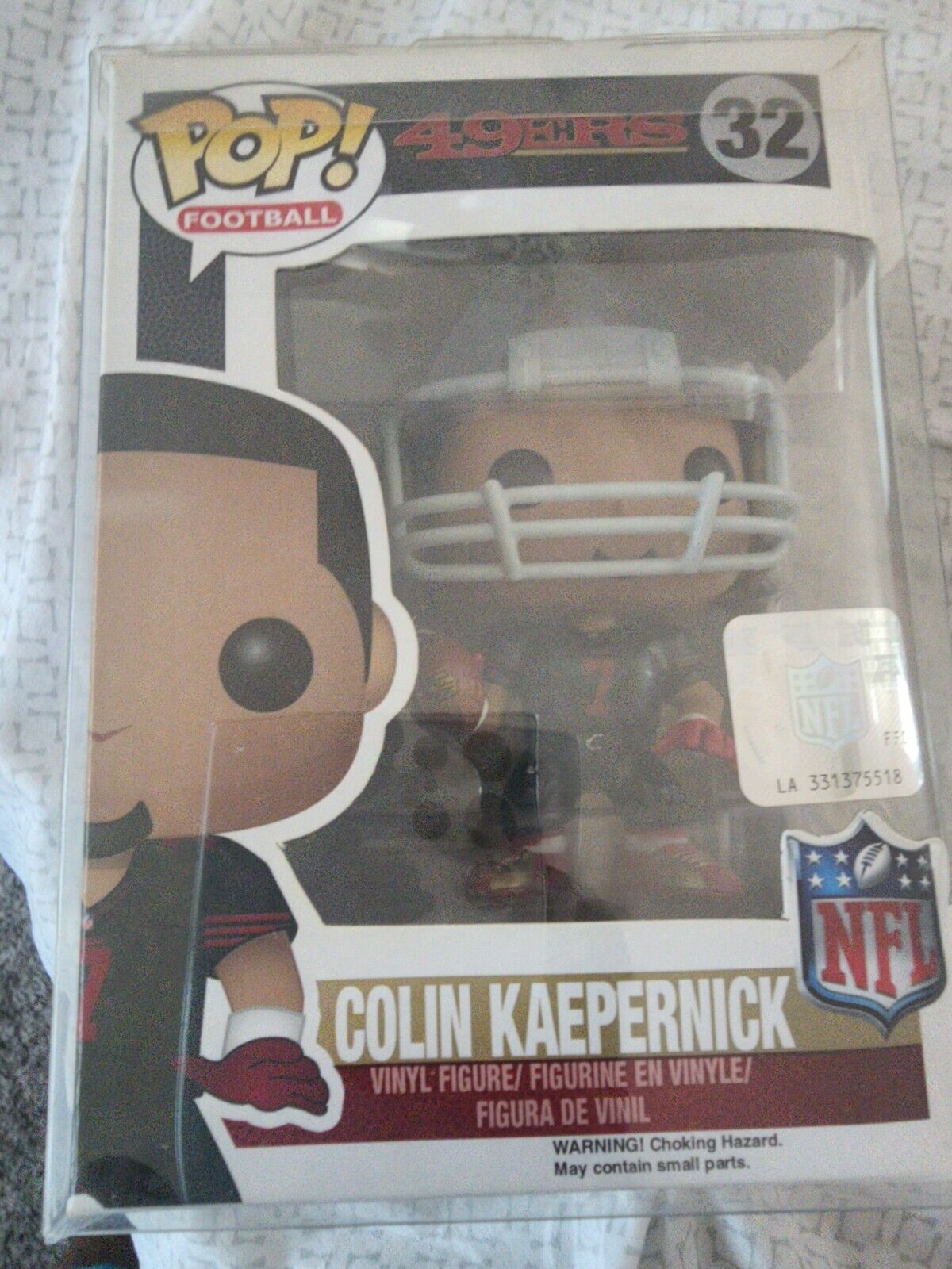 Funko Pop Football NFL San Francisco 49ers Colin Kaepernick Black Jersey #32