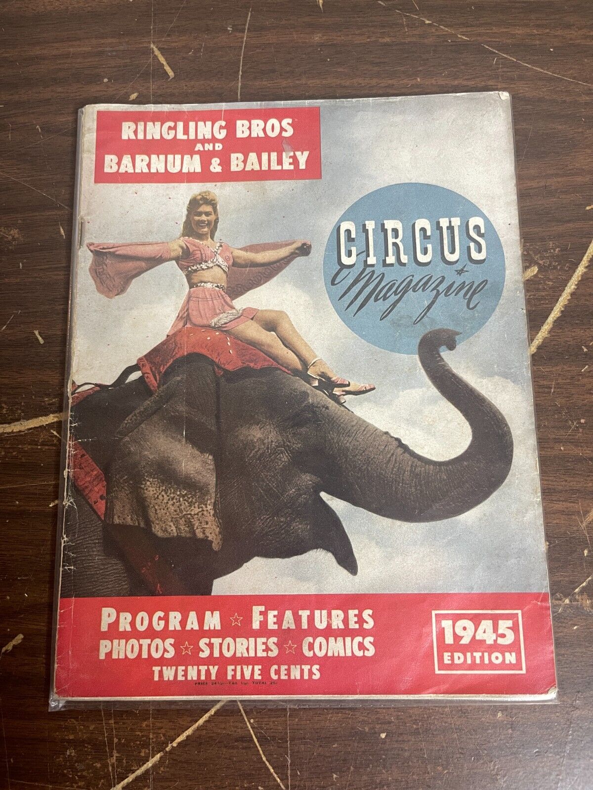 1945, Ringling Brothers & Barnum & Bailey Circus Program (Scarce / Vintage)