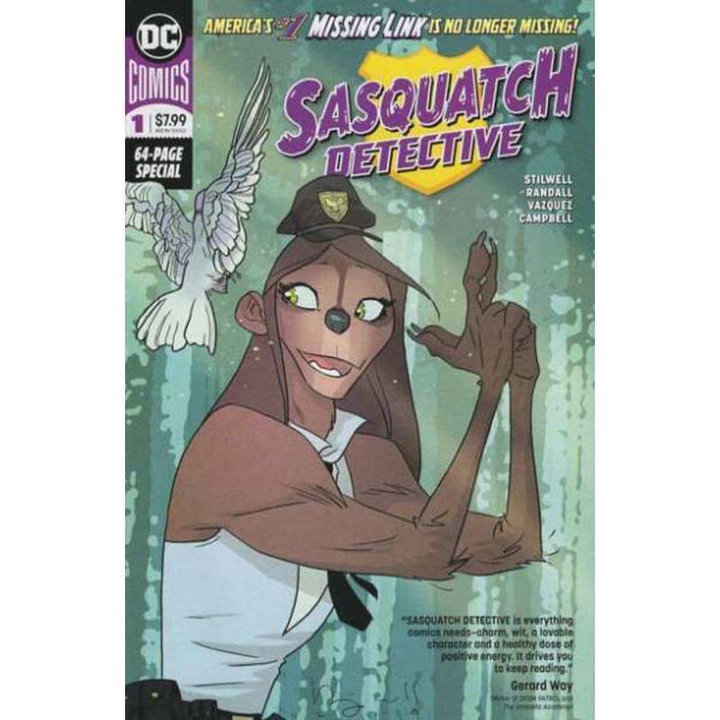 Sasquatch Detective #1 in Near Mint + condition. DC comics [k 
