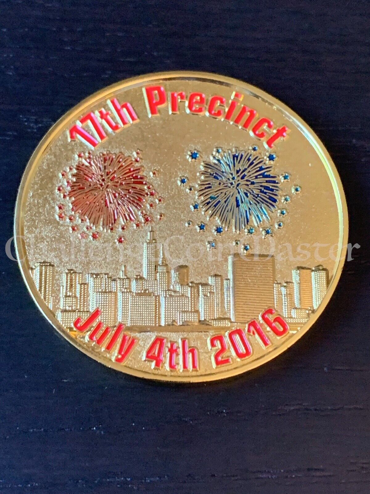 D95 NYPD Midtown East 17th Precinct 2016 Police Department Challenge Coin