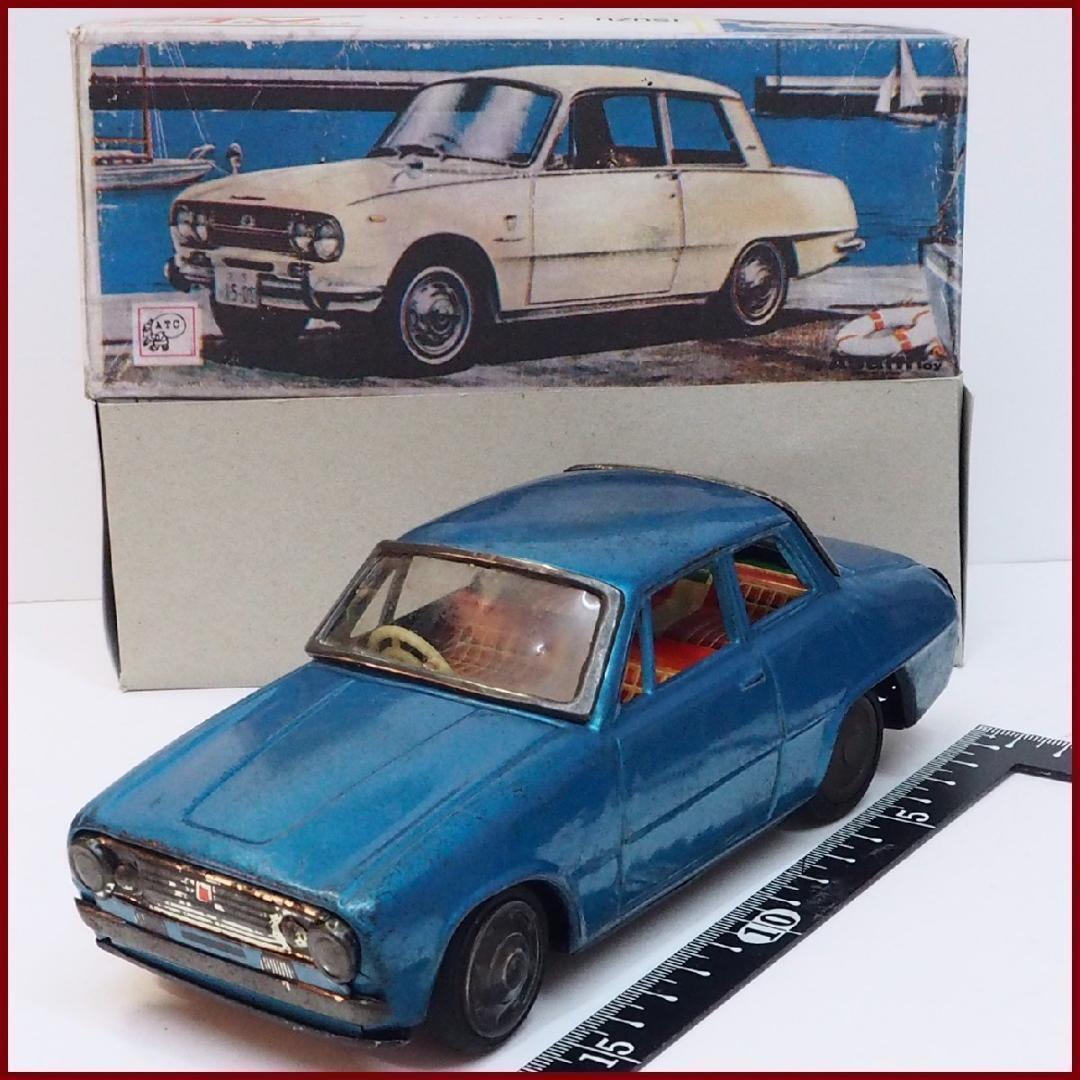 Asahi Toy Isuzu Beret Blue Tin Car Miniature 