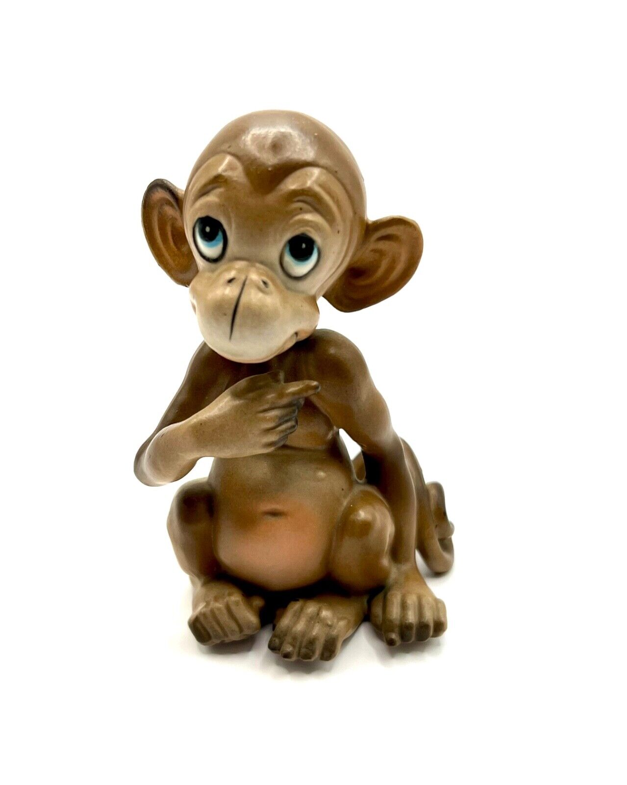 Rare Vintage Josef Originals Ceramic Monkey Figurine