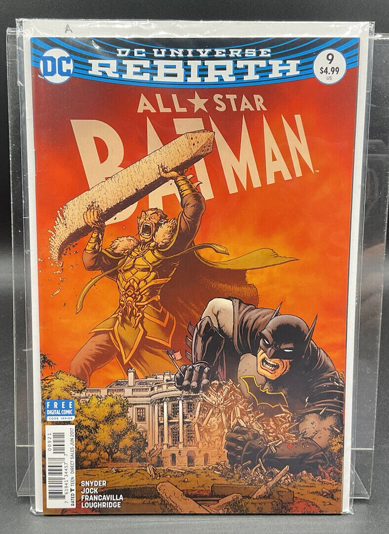 ALL STAR BATMAN #9 Variant Chris Burnham Cover  DC COMICS UNREAD